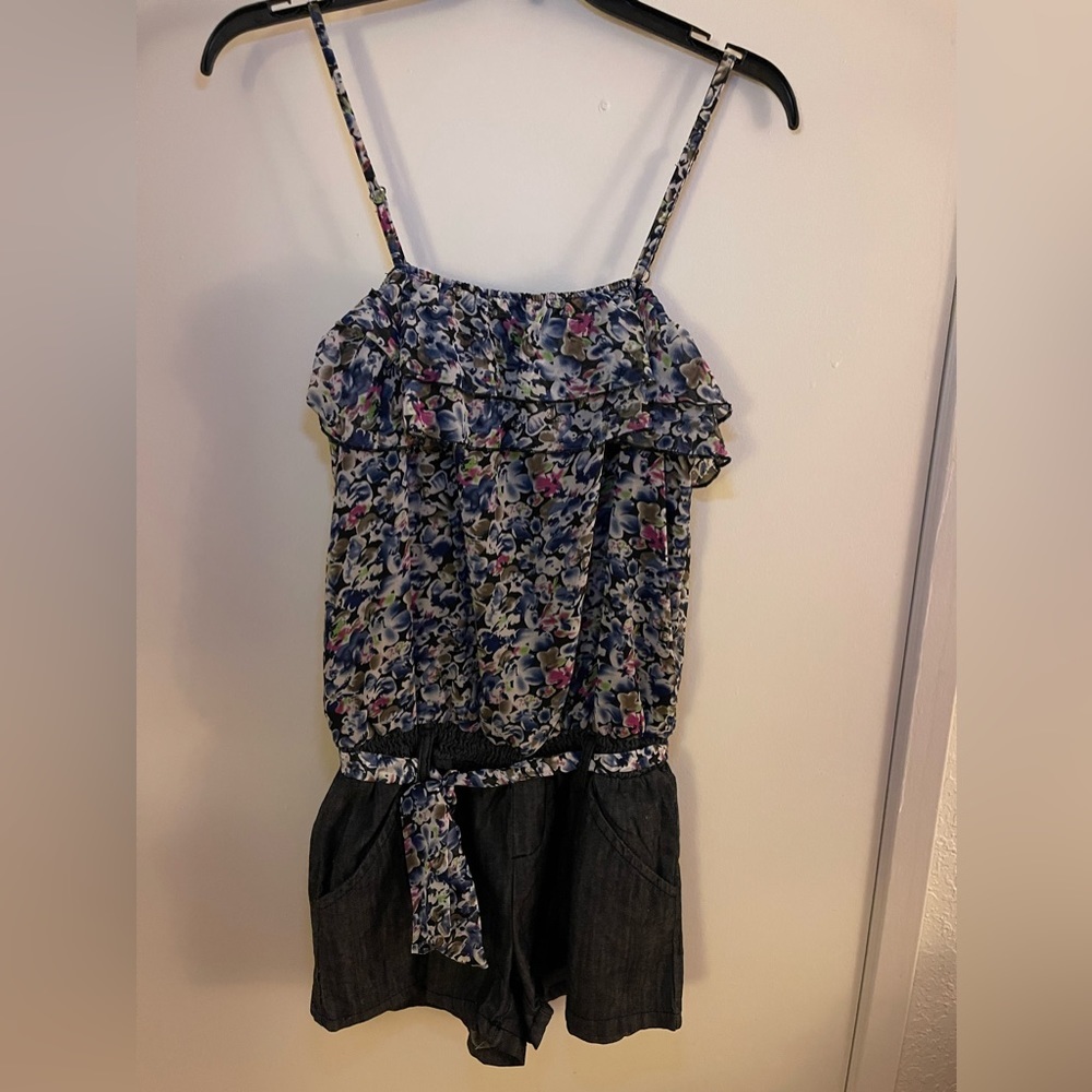 Blue Spice Pants & Jumpsuits | Blue Spice Shorts Romper Sz Medium